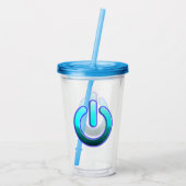Zer0-Power Acrylic Tumbler Acryltrinkbecher (Rückseite)