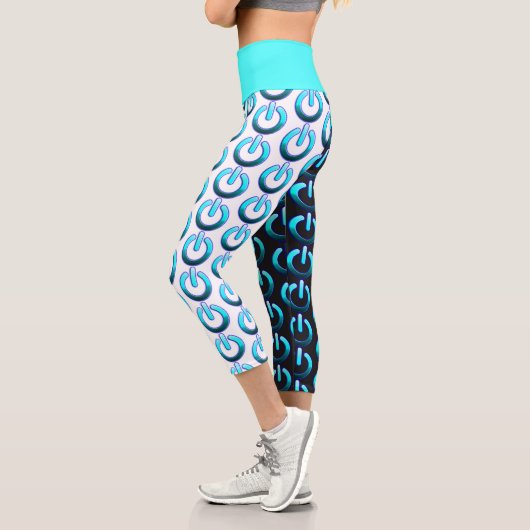 Zer0-Power Hochwaisted Yoga Capris (Links)