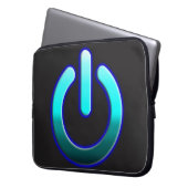 Zer0-Power Neopren-Laptop-Sieb Laptopschutzhülle (Vorderseite Links)