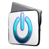 Zer0-Power Neopren-Laptop-Sieb Laptopschutzhülle (Vorderseite Links)