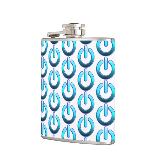 Zer0-Power Vinyl Wrapped Flask Flachmann (Links)