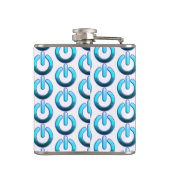 Zer0-Power Vinyl Wrapped Flask Flachmann (Rückseite)