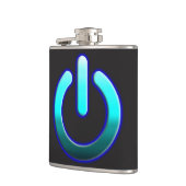 Zer0-Power Vinyl Wrapped Flask Flachmann (Links)