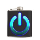 Zer0-Power Vinyl Wrapped Flask Flachmann (Vorderseite)