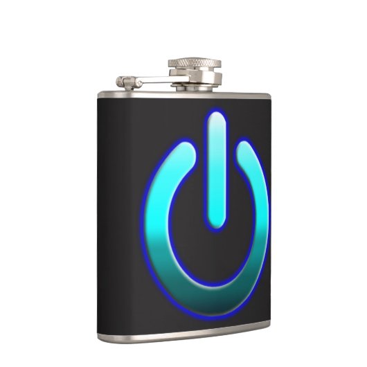Zer0-Power Vinyl Wrapped Flask Flachmann (Rechts)
