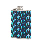 Zer0-Power Vinyl Wrapped Flask Flachmann (Links)