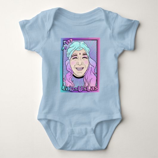 Zer0's Fab-U-Las Baby Bodysuit Baby Strampler (Vorderseite)