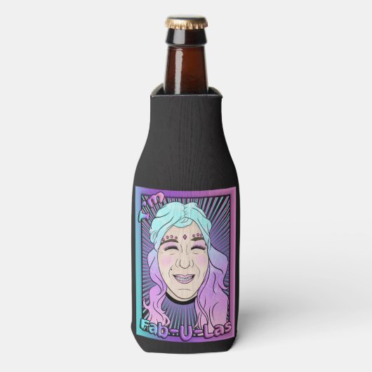 Zer0's Fab-U-Las Foam Bottle Cooler Flaschenkühler (Flaschenvorderseite)