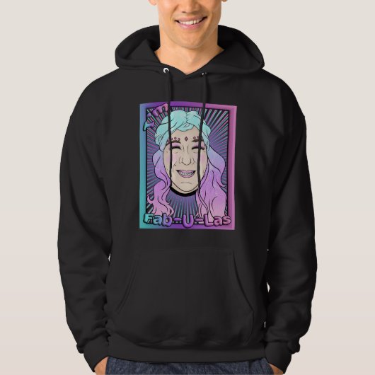 Zer0's Fab-U-Las Men's Hooded Sweatshirt (Vorderseite)