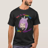 Zer0's Magical Fluffin Unicorn Basic Dark T - Shir T-Shirt (Vorderseite)
