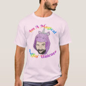 Zer0's Magical Fluffin Unicorn Basic T - Shirt (Vorderseite)