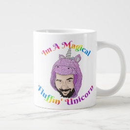 Zer0's Magical Fluffin Unicorn Jumbo Specialty Tas Jumbo-Tasse