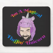 Zer0's magischer Fluffin Unicorn Mousepad (Vorne)