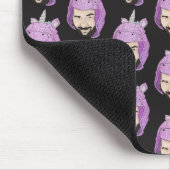 Zer0's magischer Fluffin Unicorn Mousepad (Ecke)