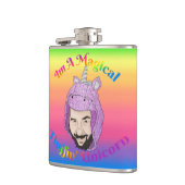 Zer0's magischer Fluffin Unicorn Vinyl Wrapped Fla Flachmann (Links)