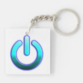 Zer0's Power Acrylic Schlüsselanhänger (Rückseite)