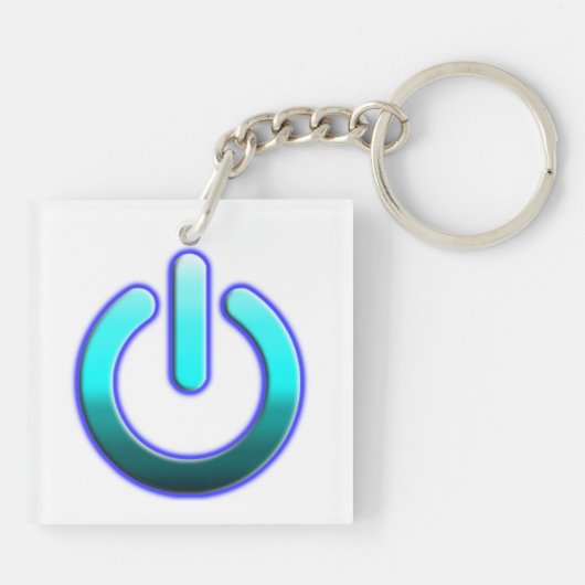 Zer0's Power Acrylic Schlüsselanhänger (Rückseite)