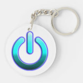 Zer0's Power Acrylic Schlüsselanhänger (Rückseite)