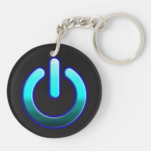 Zer0's Power Acrylic Schlüsselanhänger (Rückseite)