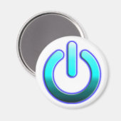 Zer0's Power Circle Magnet (Vorderseite/Rückseite)