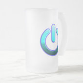 Zer0's Power Mattiert Glass Tasse (VorderseiteRechts)