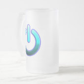 Zer0's Power Mattiert Glass Tasse (Vorderseite Links)