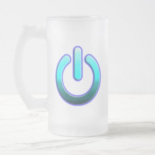 Zer0's Power Mattiert Glass Tasse (Links)