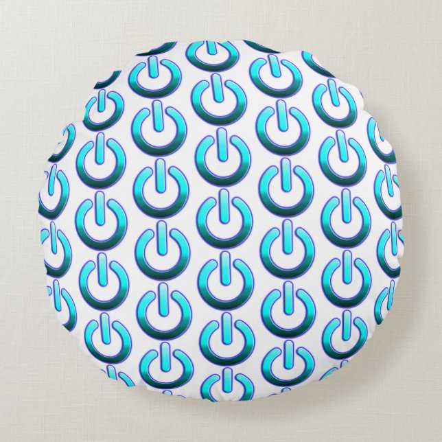 Zer0's Power Round Pillow Rundes Kissen (Vorderseite)