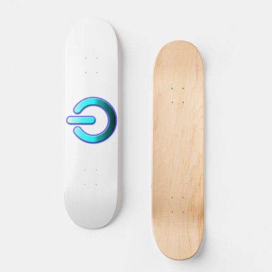 Zer0's Power Skateboard Deck (Vorderseite)