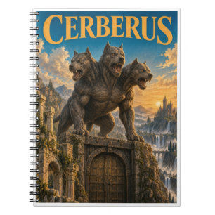 Zerberus, Gothic Fantasy Monster Notizblock
