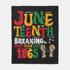 Zerbrechen jeder Kette seit 1865 Freiheit im Jungs Fleecedecke