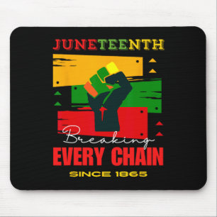 Zerbrechen jeder Kette seit 1865 Freiheit im Jungs Mousepad