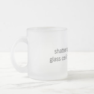 Zerbrechende Glasdecken-Glas-Tasse Mattglastasse