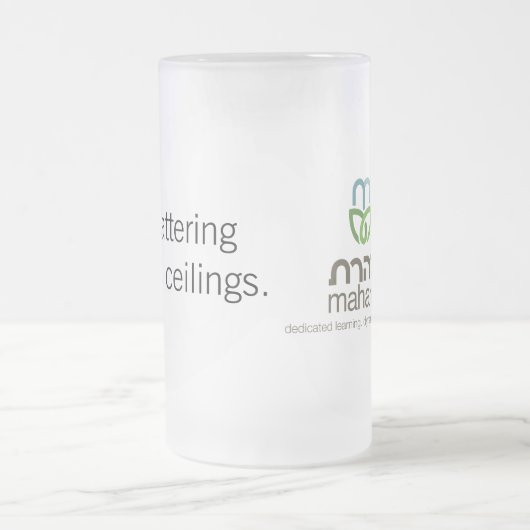 Zerbrechende Glasdecken-Liter-Glas Mattglas Bierglas (Mittel)