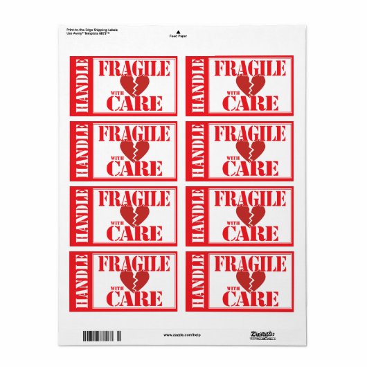 zerbrechlich (Vorne)