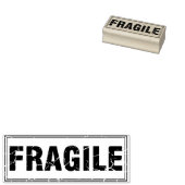 Zerbrechlich, gummistempel (Stempel)