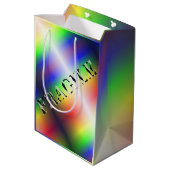 ZERBRECHLICH MITTLERE GESCHENKTÜTE (Rückseite Schrägansicht)