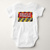Zerbrechlich - Nicht fallen lassen Baby Strampler (Rückseite)