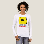 Zerbrechlich - Vorsichtig behandeln Tri-Blend Shirt (Vorderseite voll)