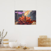 Zerbrechlich wie eine Bombe Poster (Küche)
