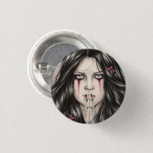 Zerbrechlicher Glaubensknopf Button (Vorne & Hinten)