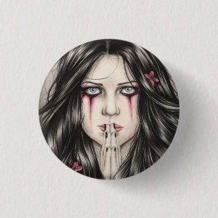 Zerbrechlicher Glaubensknopf Button