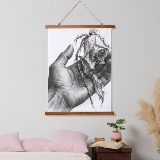 Zerbrechlicher Griff Wandteppich Mit Holzrahmen (Schlafzimmer)