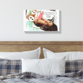 Zerbrich Leinwanddruck (Insitu (Schlafzimmer))