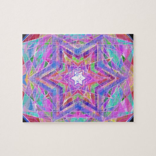 Zerbricht Kristallstern Puzzle (Horizontal)