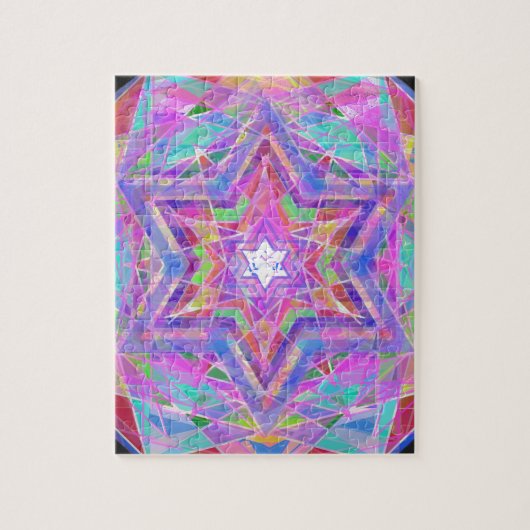 Zerbricht Kristallstern Puzzle (Vertikal)