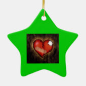 Zerbrochen/Herzverzierung verbessern Keramik Ornament (Hinten)