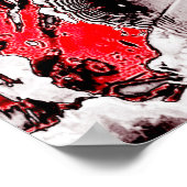 Zerbrochene Abstraktion Poster (Ecke)