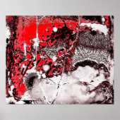 Zerbrochene Abstraktion Poster (Vorne)