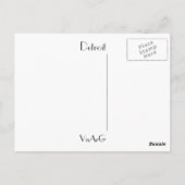 Zerbrochene Ansicht (Postkarte) Postkarte (Rückseite)